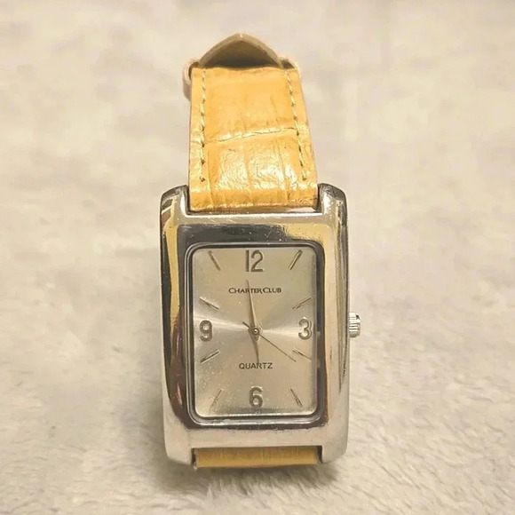Charter Club Accessories - Charter Club women watch yellow